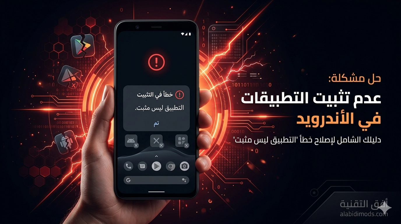 حل مشكلة عدم تثبيت التطبيقات للأندرويد 2026