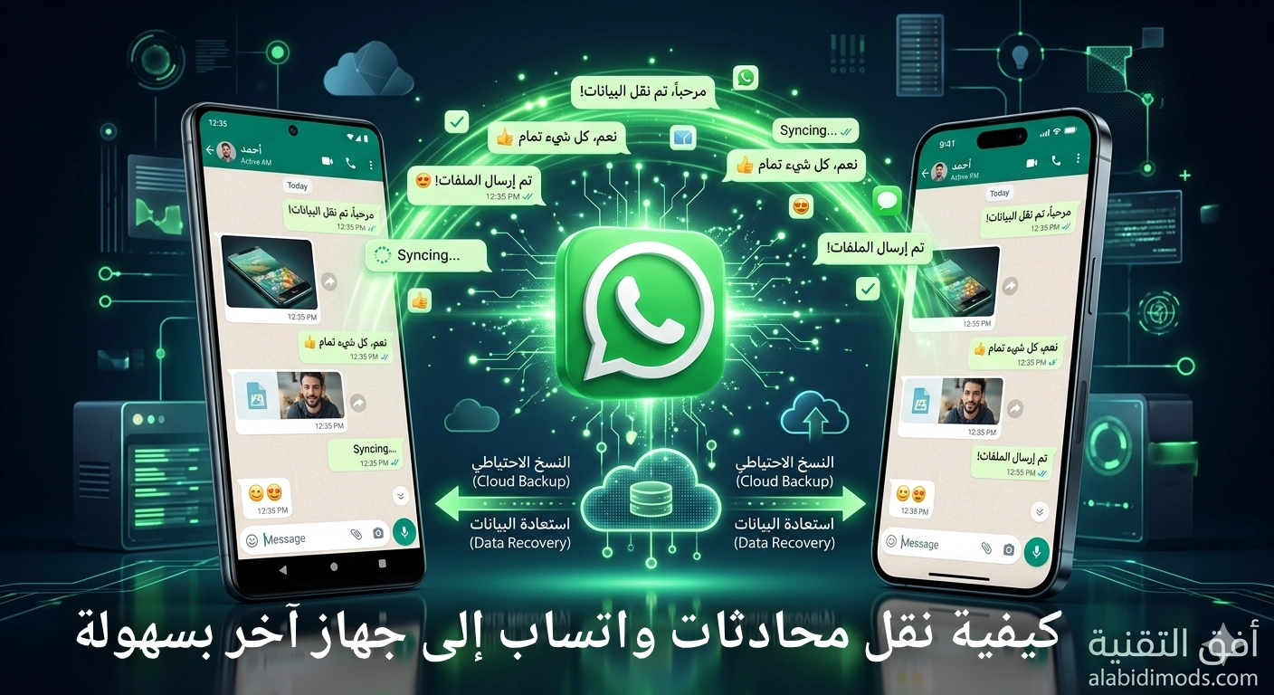 نقل محادثات واتساب إلى هاتف جديد بسهولة