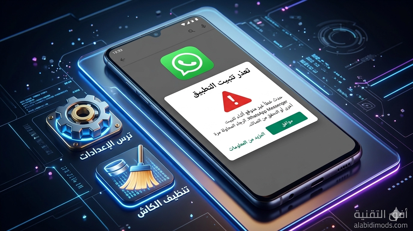 حل مشكلة تعذر تثبيت واتساب من متجر Google Play في الأندرويد