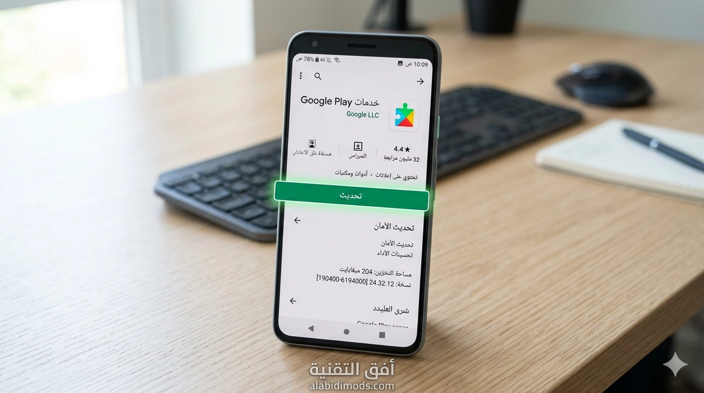 تحديث خدمات Google Play Services لحل مشكلة تثبيت واتساب