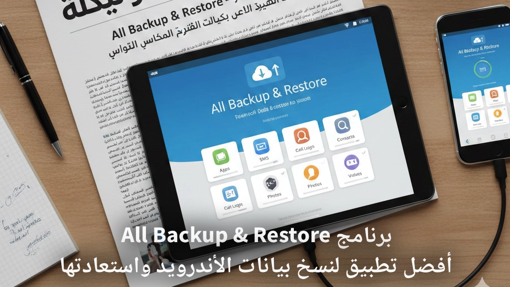 All Backup & Restore – أفضل تطبيق لنسخ بيانات الأندرويد واستعادتها